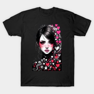 woman illustration T-Shirt